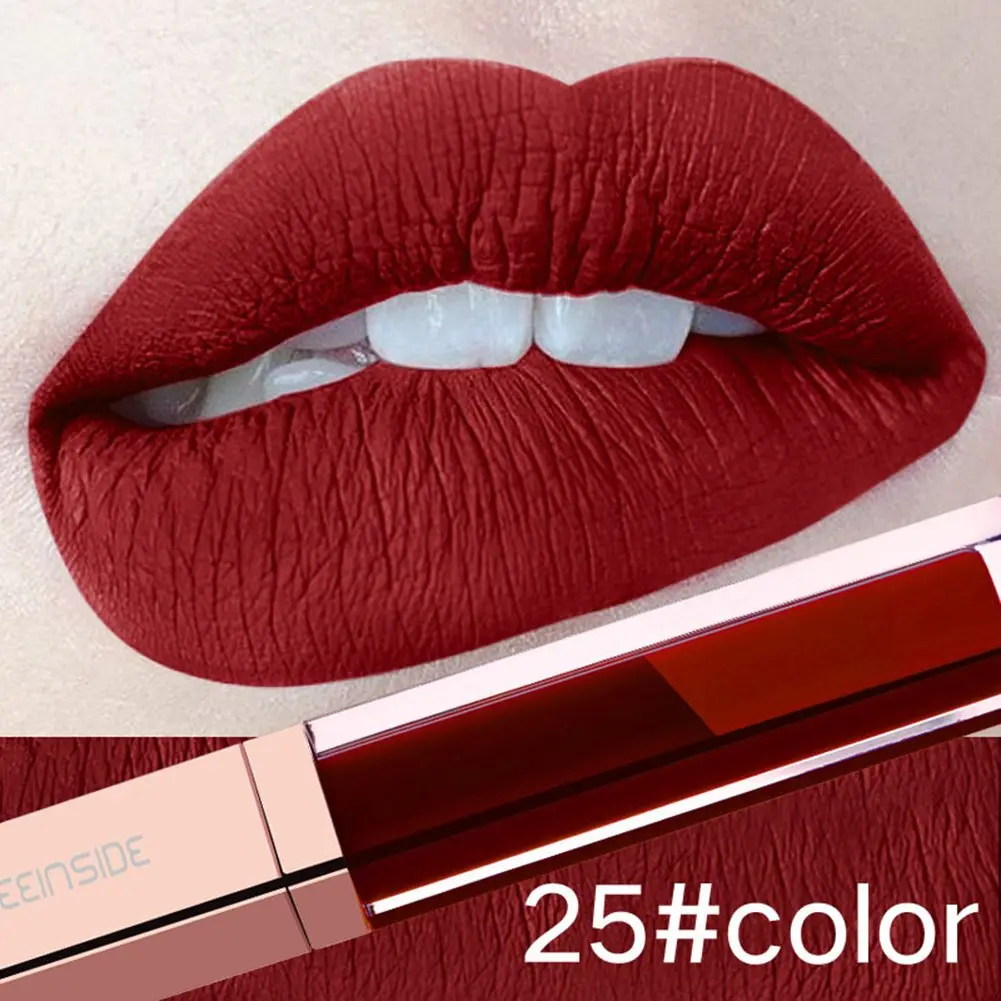 Angel3292 Hot Sale Long Lasting Women Super Matte Lip Gloss Liquid Lipstick Makeup Cosmetic Tool 1