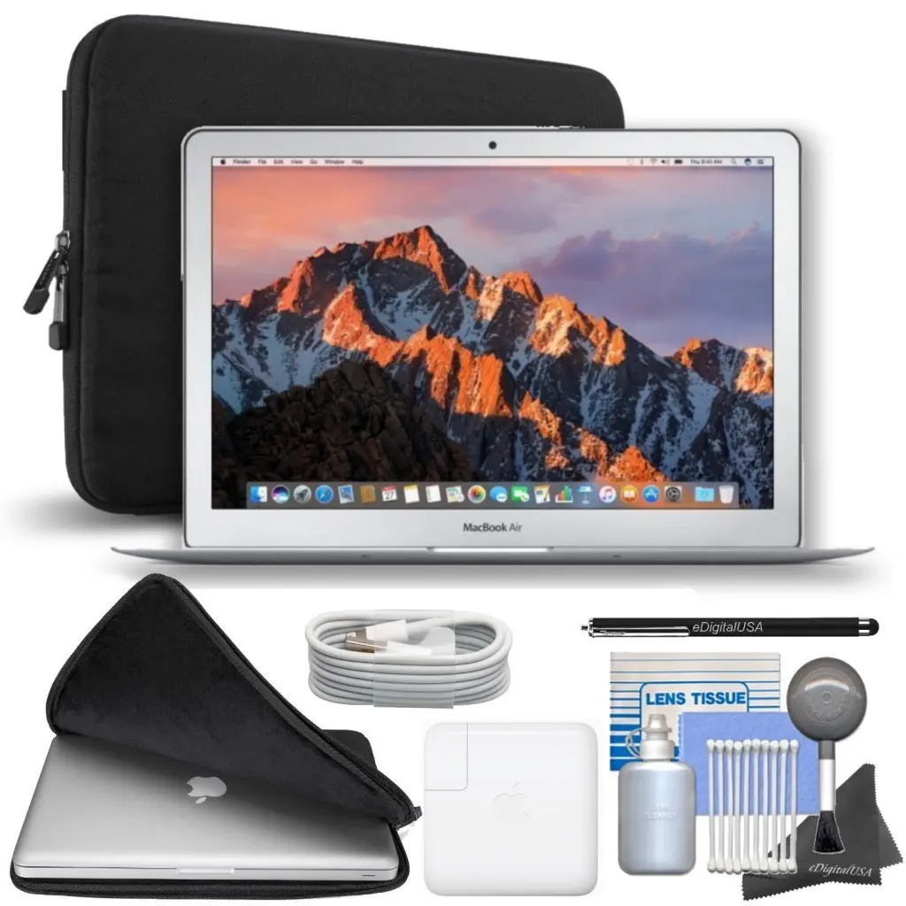 Apple 13.3" Macbook Air, 128Gb Ssd, Mqd32ll/A Starters Bundles [Mid-2017 - Newest Version] 1
