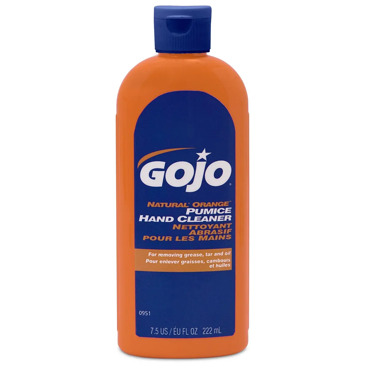 Gojo 0951-15 Natural Orange Hand Cleaner With Pumice Scrubber, 7.5 Oz Bottle (Pack Of 15) 1