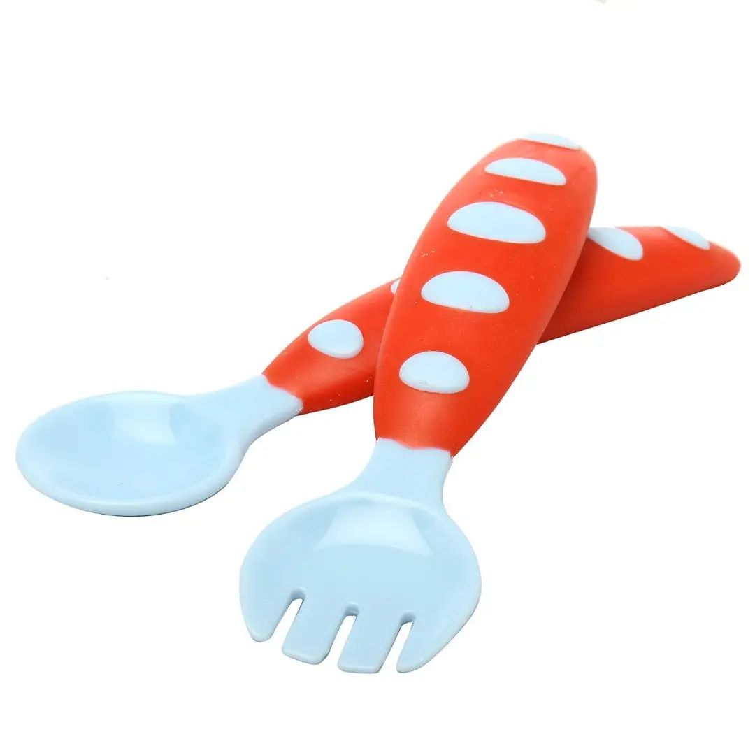 Feeding Spoon Set Soft Silicone Spoon Tip Heat Sensitive 2Pcs - Multi Colors 2