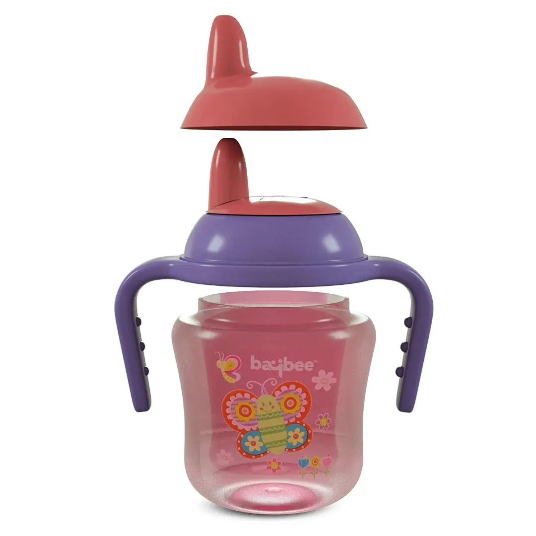 Mini Sippy Cup Feeding Bottle Set - For Infants & Toddlers – New Born Sippy Cup - Feeding Bottle Set Silicone - Great Baby Shower Gift - Purple (150Ml) 1