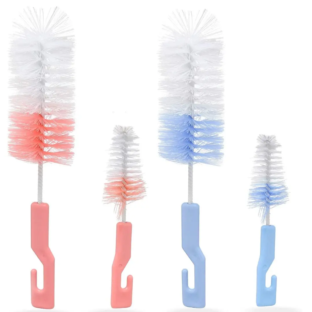 Good Grips Water Bottle Cleaning Set | Bottle Cleaner For Sports Water Bottles, Feeding Bottles & Spout Cleaner Brushes - Great Baby Shower Gift Assorted Colours – Set Of 2 Pack 1