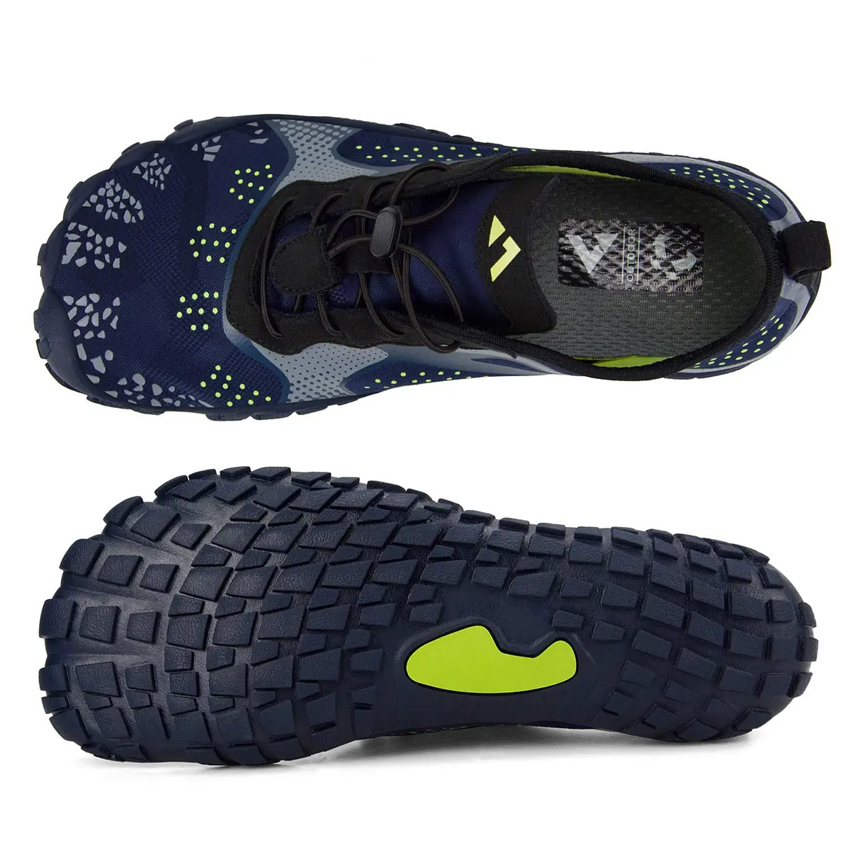 Biacolum Mens Toe Shoes Barefoot Comfortable Running Training Walking Water Shoes 6.5 M Us Blue 2