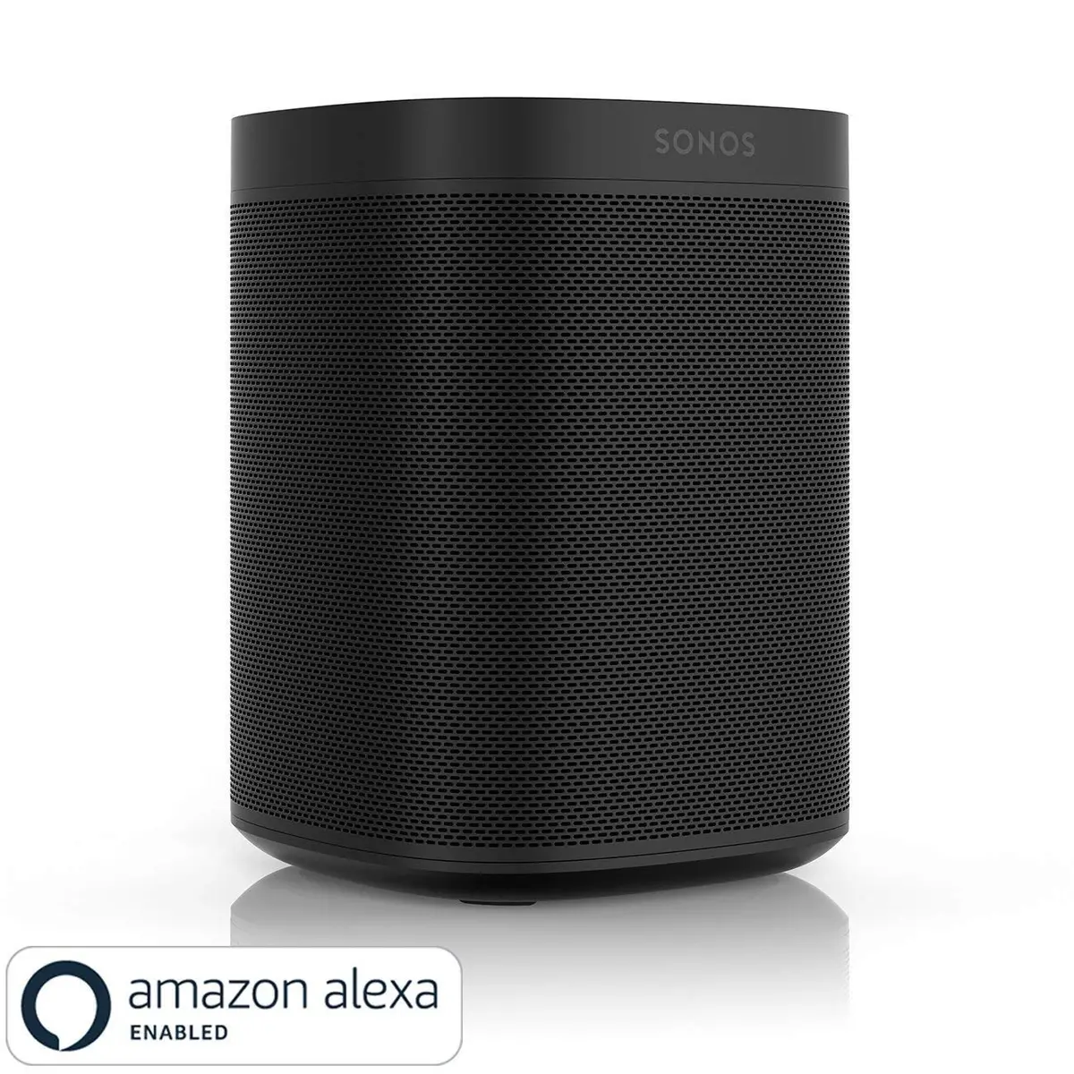 All-New Sonos One - Smart Speaker With Alexa Voice Control Built-In. Compact Size With Incredible Sound For Any Room. (Black) 1