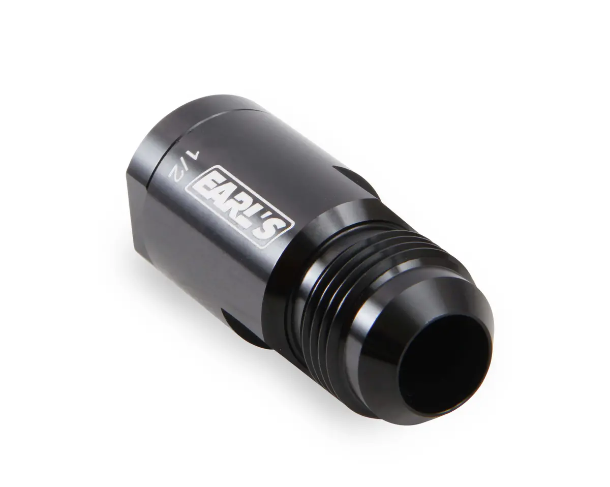 Hellcat Fuel Rail Fitting - 10An - Black - Hellephant Redeye 1/2" Rail 1