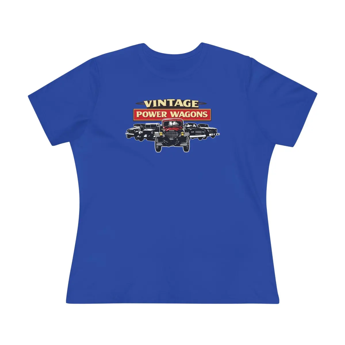 Vintage Power Wagons Women's Tee - Classic Vpw Lineup Bella Shirt 6