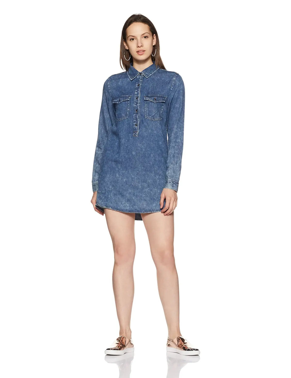Forever 21 Women's Denim Dress 1