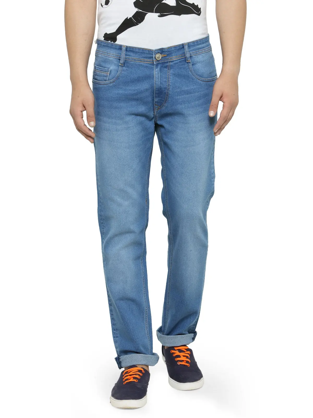 Ben Martin Men's Relaxed Fit Jeans (Bmw-Jj3-Light-P4-38A_Light Blue_38) 2