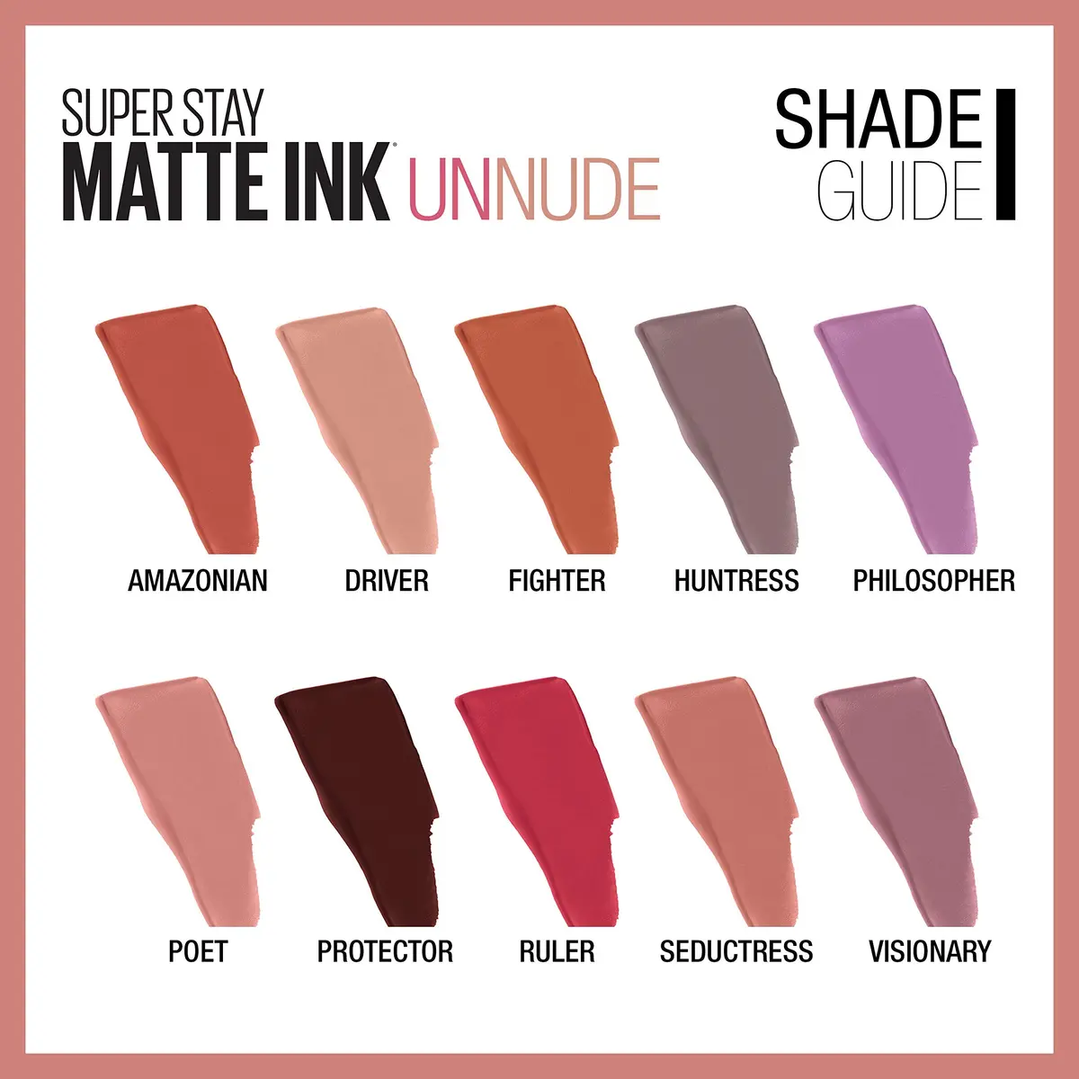 Maybelline Superstay Matte Ink Un-Nude Liquid Lipstick, Amazonian, 0.17 Fl. Oz. 2