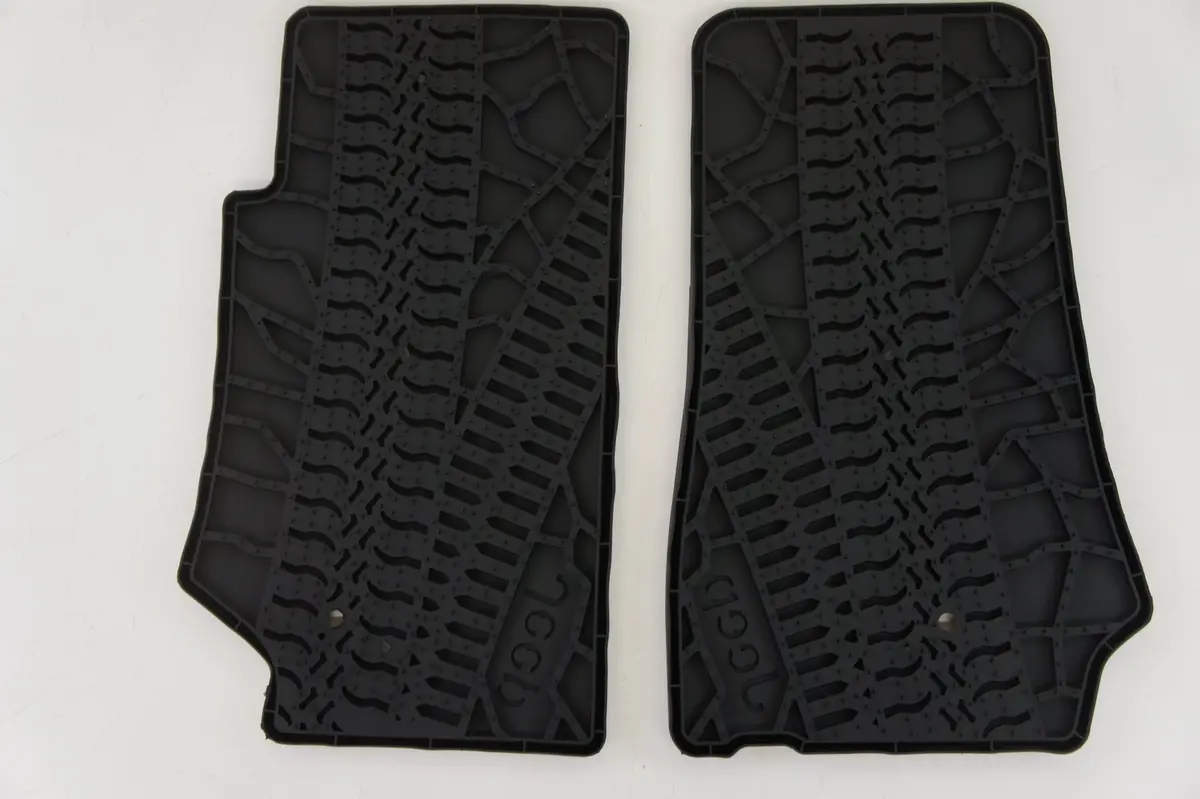2007-2013 Jeep Wrangler 2 Door Slush Mats-Front Set Of 2 1
