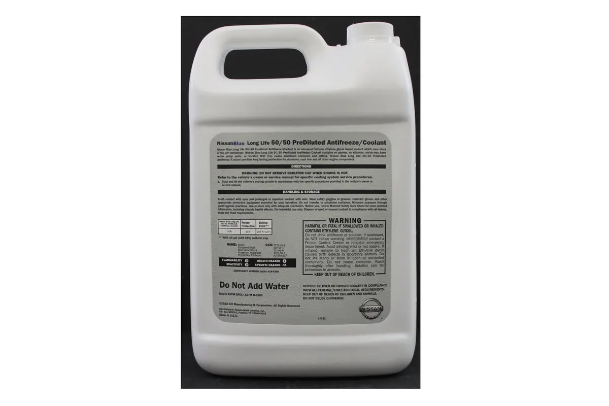Nissan Genuine Fluid 999Mp-L25500p Blue Long Life Antifreeze/Coolant - 1 Gallon 1