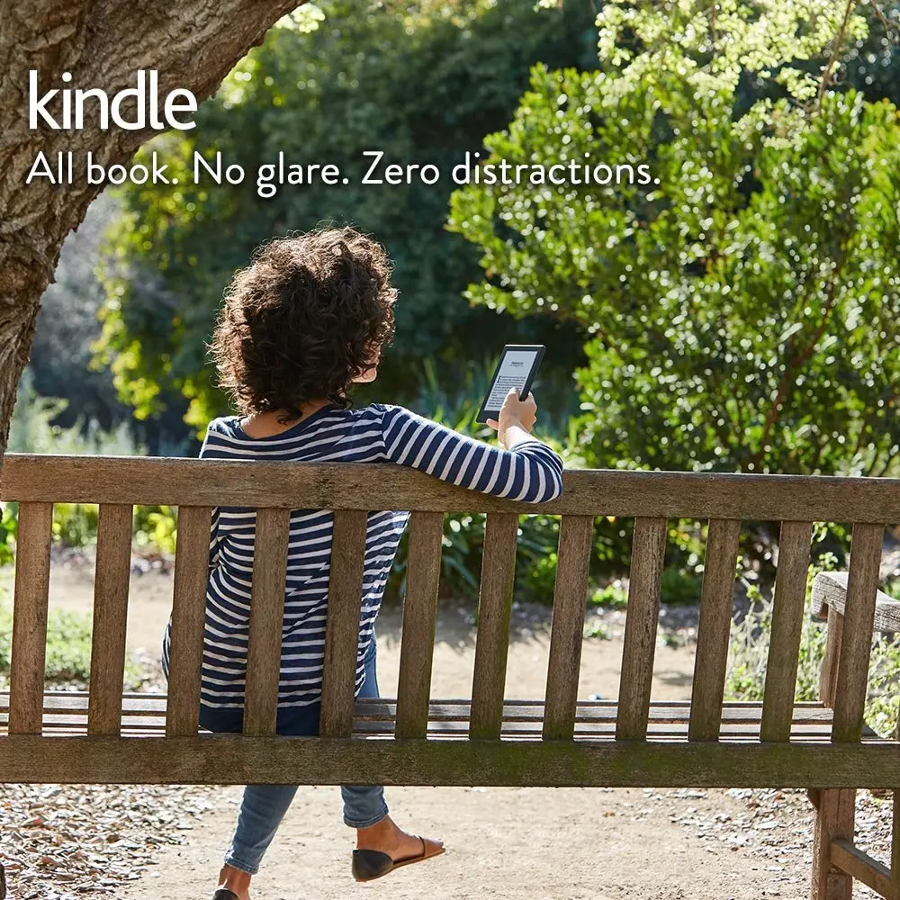 Kindle E-Reader - White, 6" Glare-Free Touchscreen Display, Wi-Fi - Includes Special Offers 1
