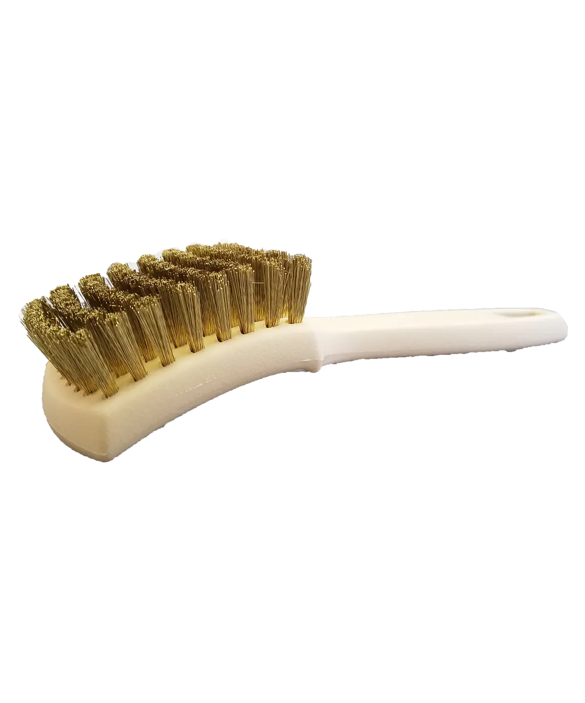 Whitewall / Sidewall Tire Brush Brass 8" 1