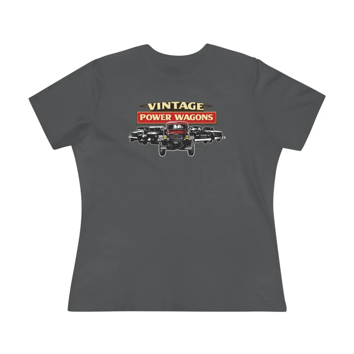 Vintage Power Wagons Women's Tee - Classic Vpw Lineup Bella Shirt 5