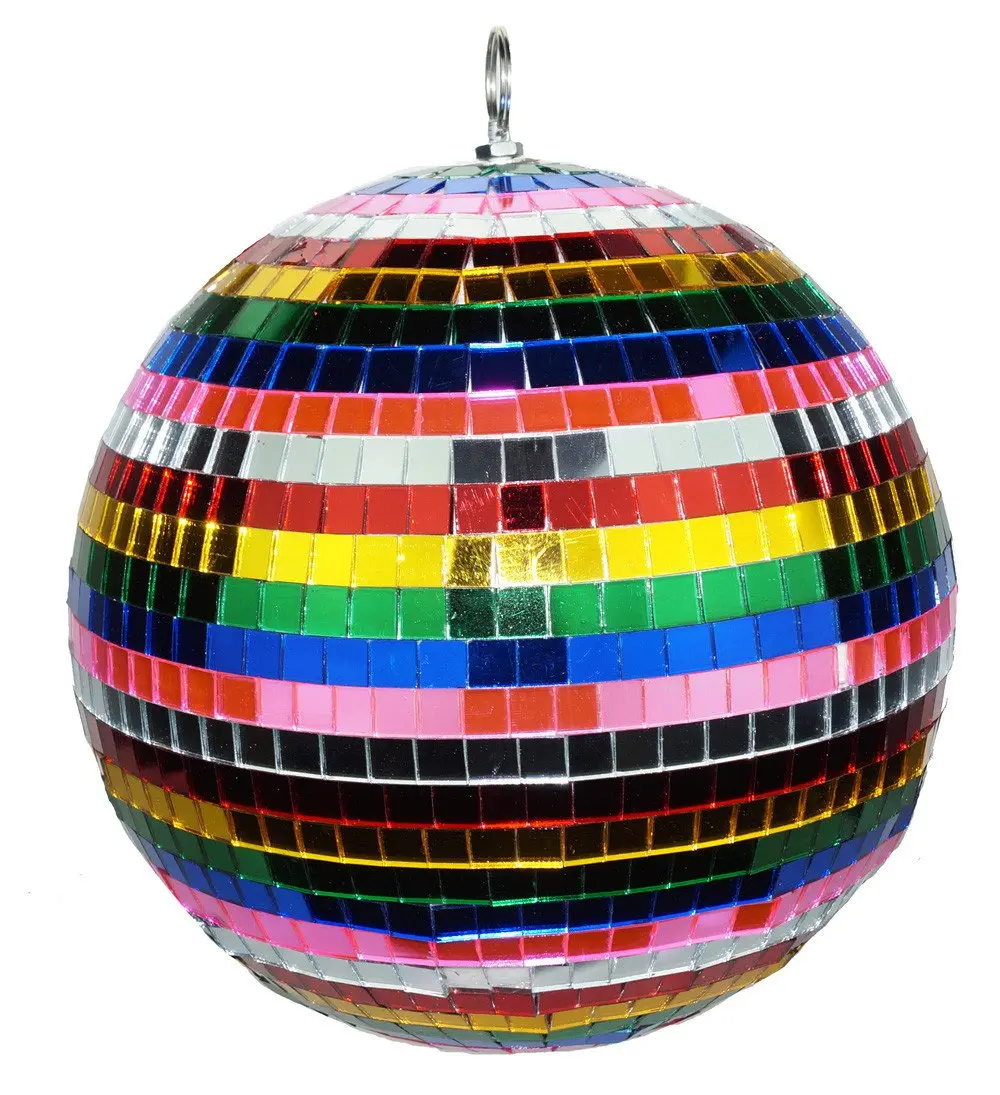 12 Inch Rainbow Mirror  Reflection Disco Ball 1