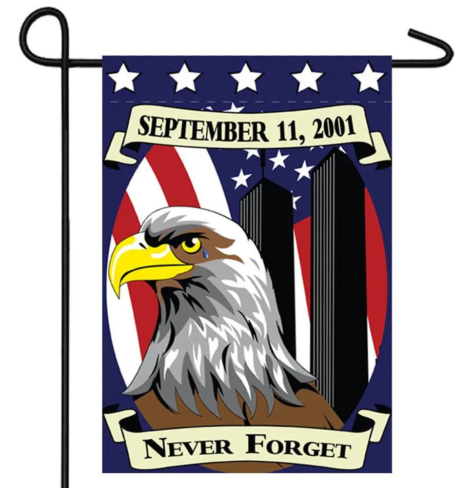 Never Forget 911 -- 28" X 40" Garden Flag 1