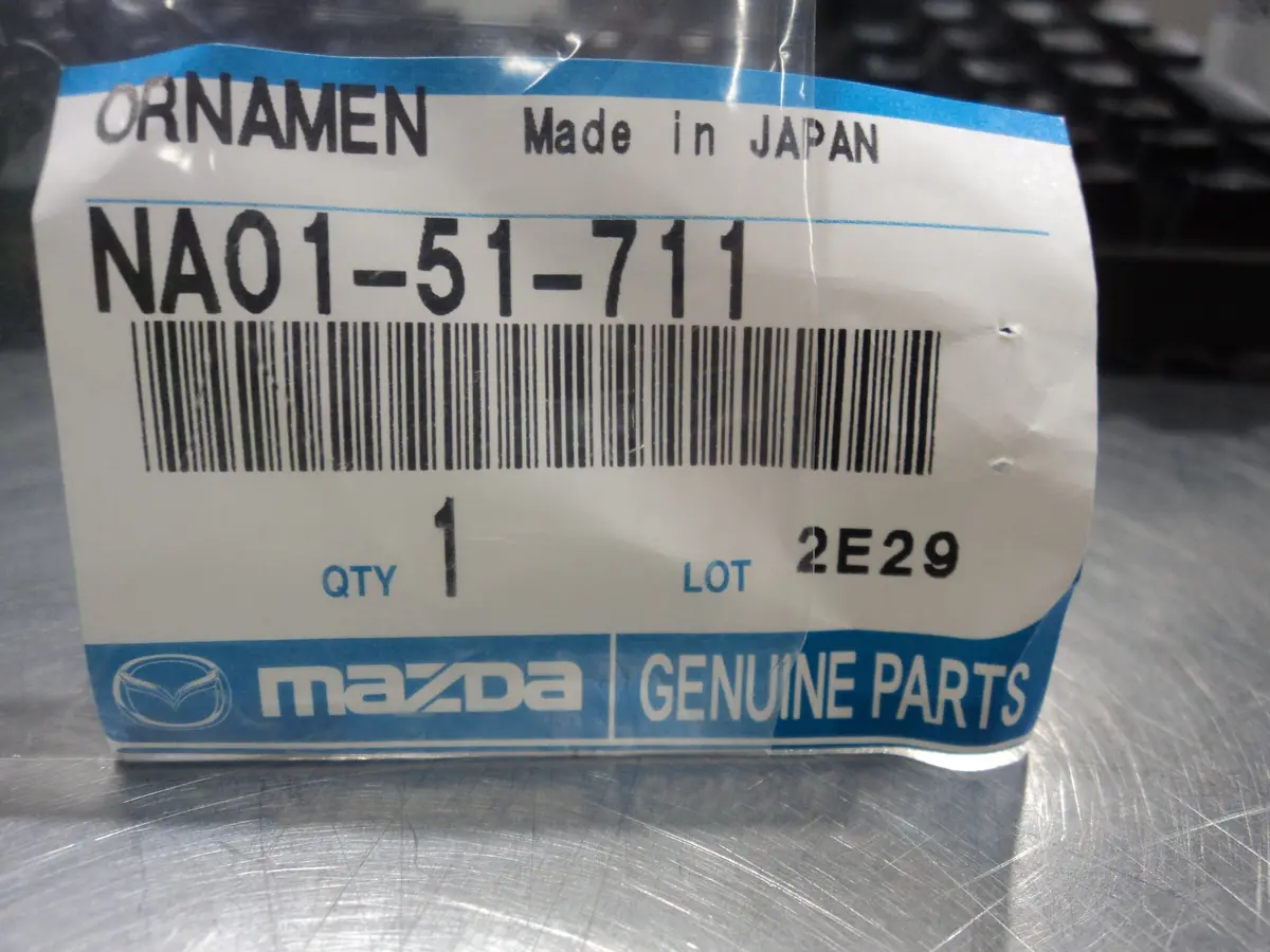 Mazda Mx-5 Miata 1990-1997 New Oem Rear Chrome Mazda Emblem Logo 1