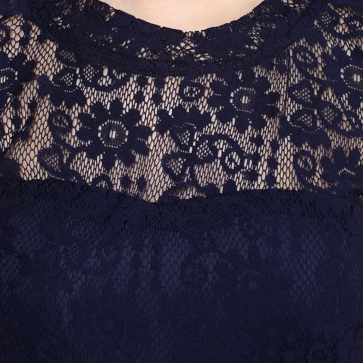 Mayra Women's Net Top(1608T08474_M, Blue) 1