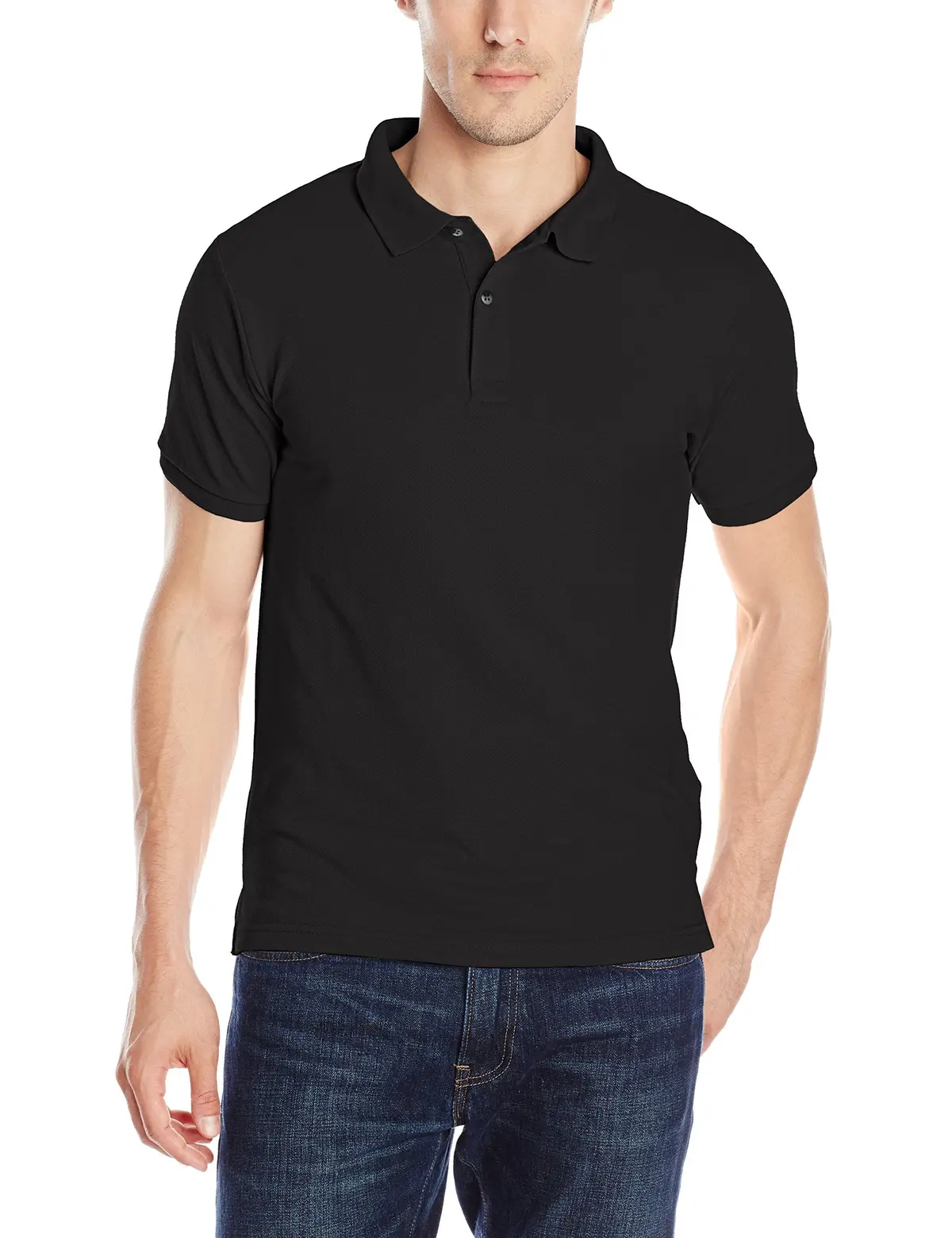 Izod Uniform Young Men's Short Sleeve Pique Polo 1