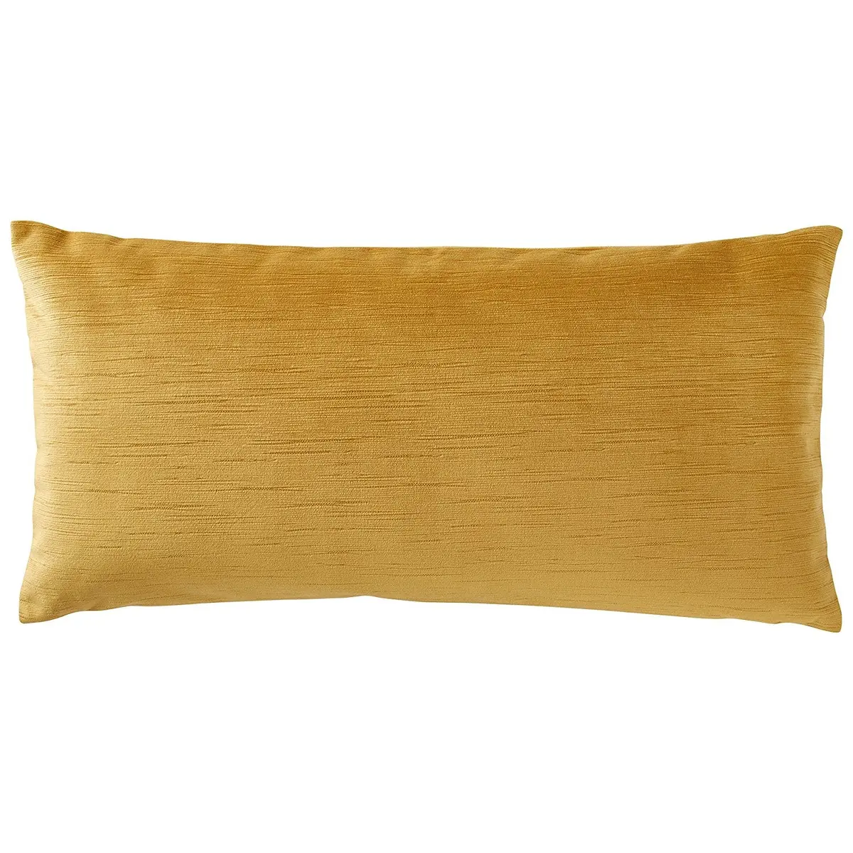 Rivet Velvet Texture Striated Pillow, 12" X 24", Honeycomb 1