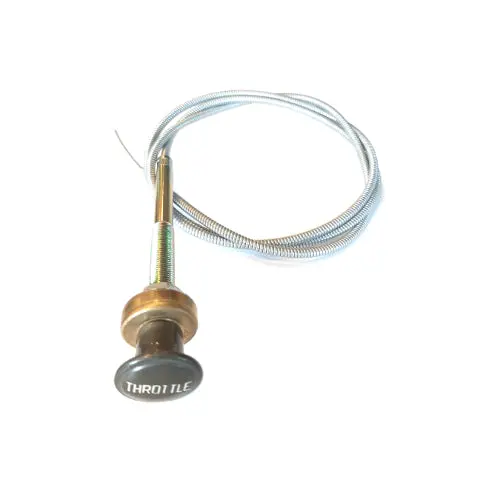 New Throttle Control Button & Wire Assembly 53” Green Knob - Cc925360-Gb 1