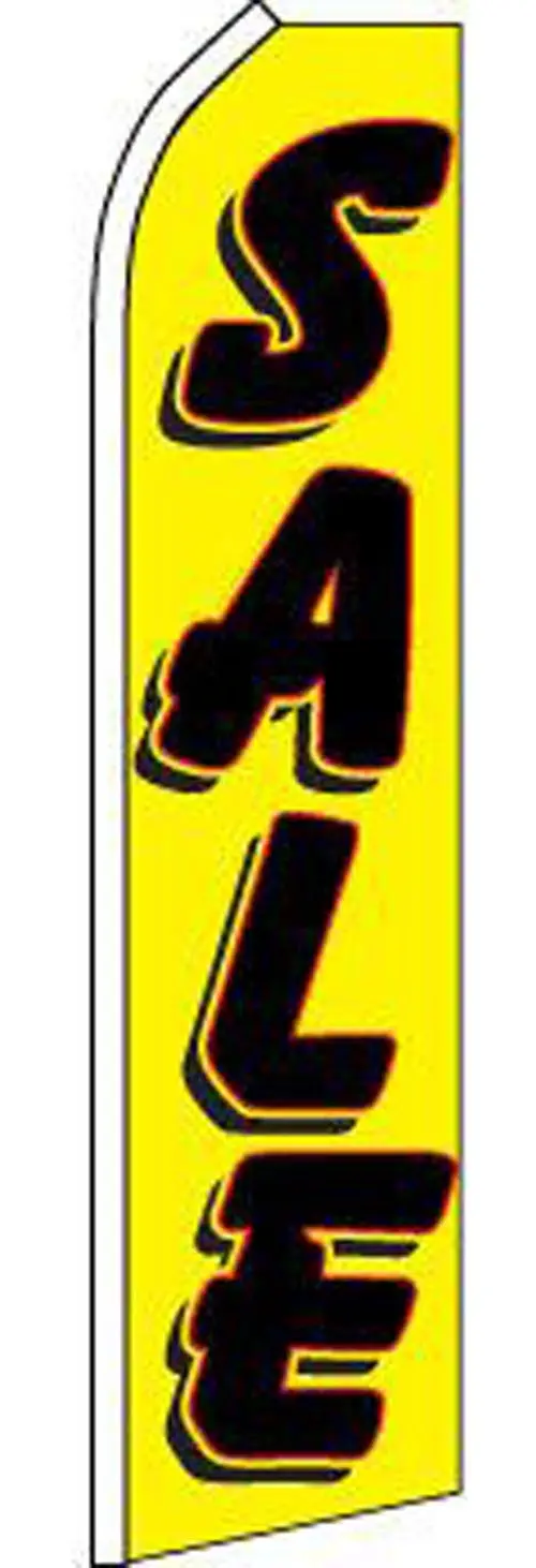 Super Swooper (15Ft) Yellow Sale Flag 1