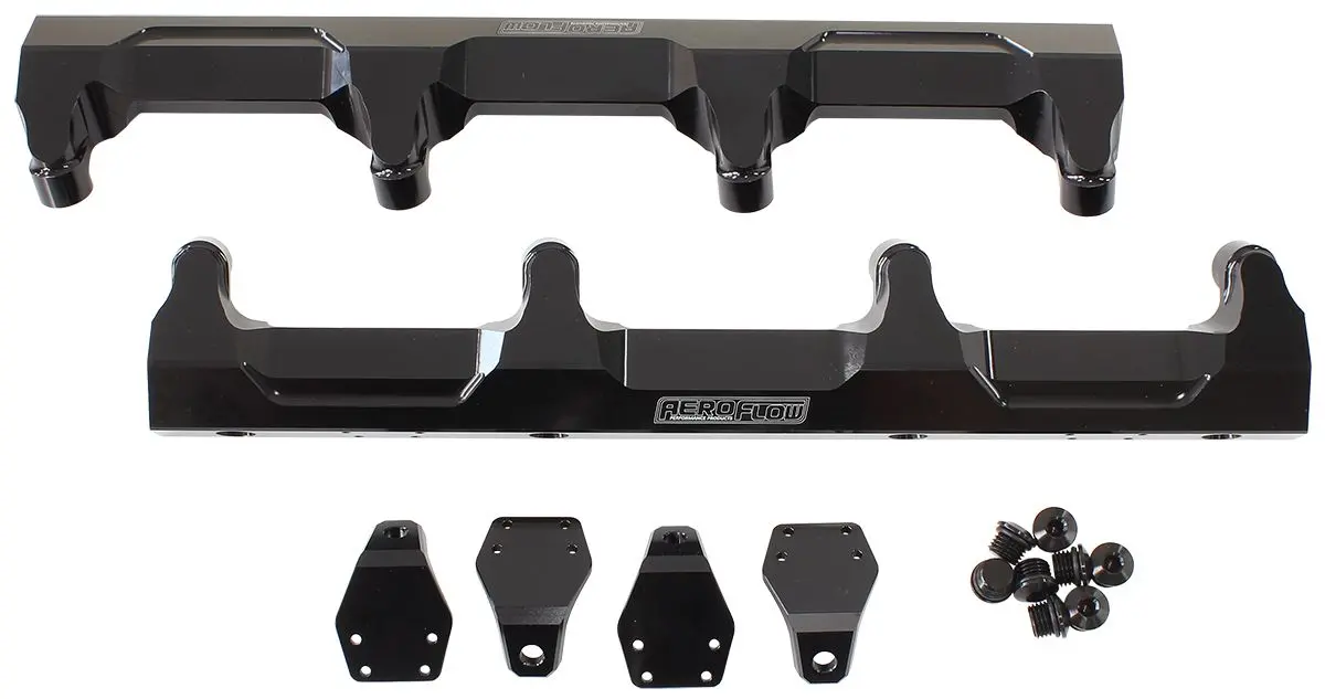 Billet Lsa Fuel Rails By Aeroflow Supercharged Ls9 1