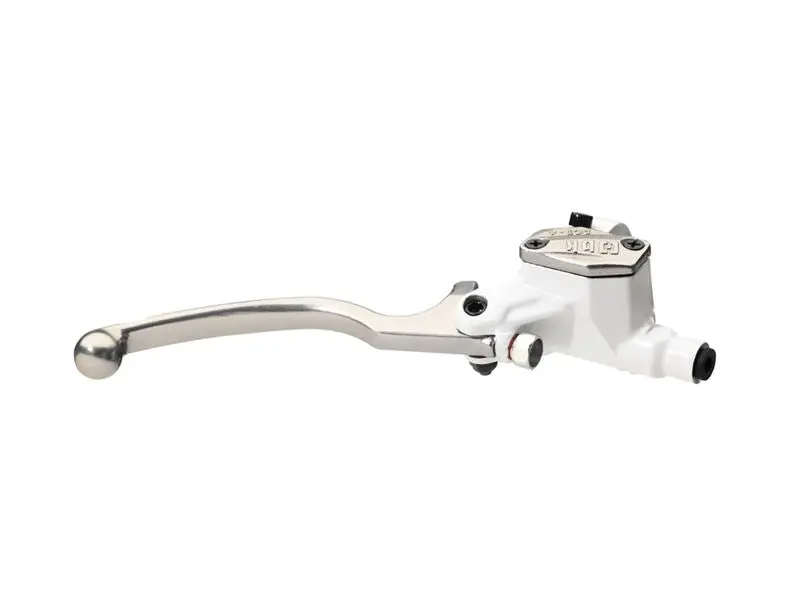 Braktec Dot4 Front Brake Master Cylinder White/Titanium 1