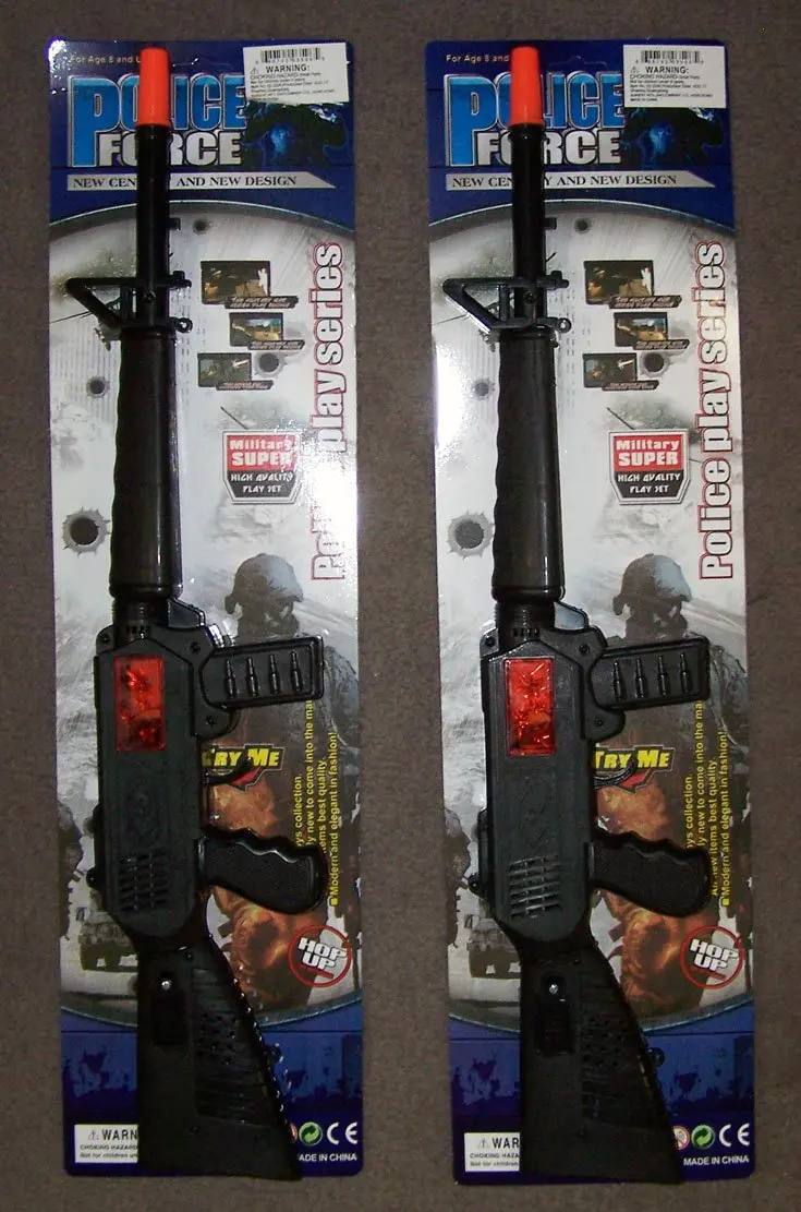 Police Force Sparking Ak47 Machine Gun 21 Inch Toy Gun 1