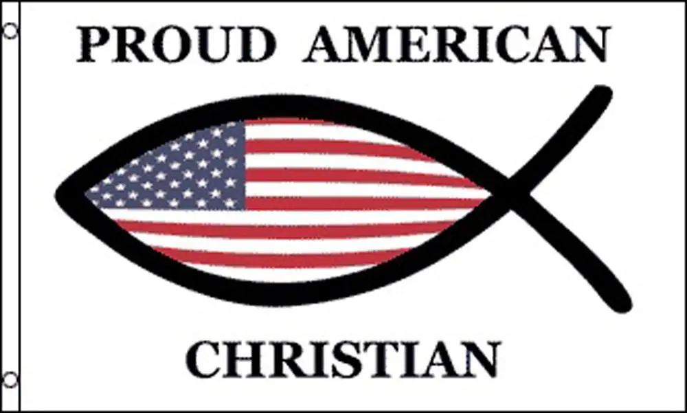 American Christian Symbol (3Ft X 5Ft) Flag 1