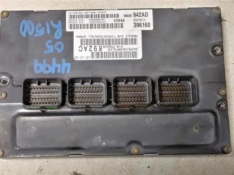 2005 Dodge Ram1500 Ecm. Part Number 56028942Ad 1
