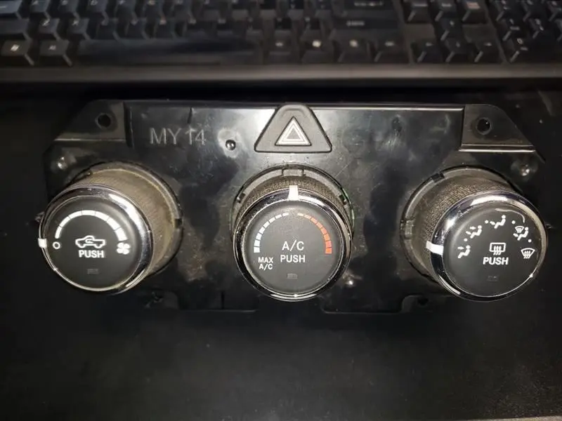 2017 Ram1500 Ac Temp Controls. Part Number 68268130Aa 1