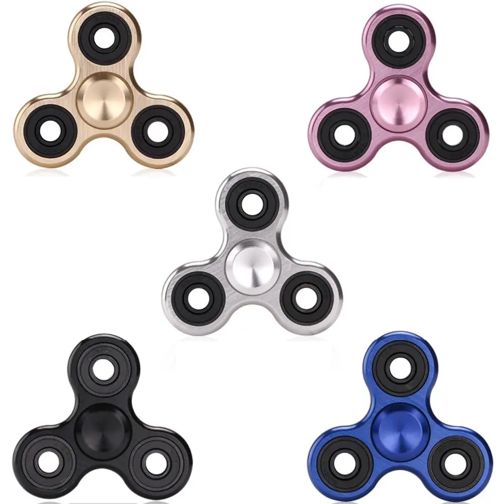 Metallic Finger Fidget Hand Flip Spinners 1