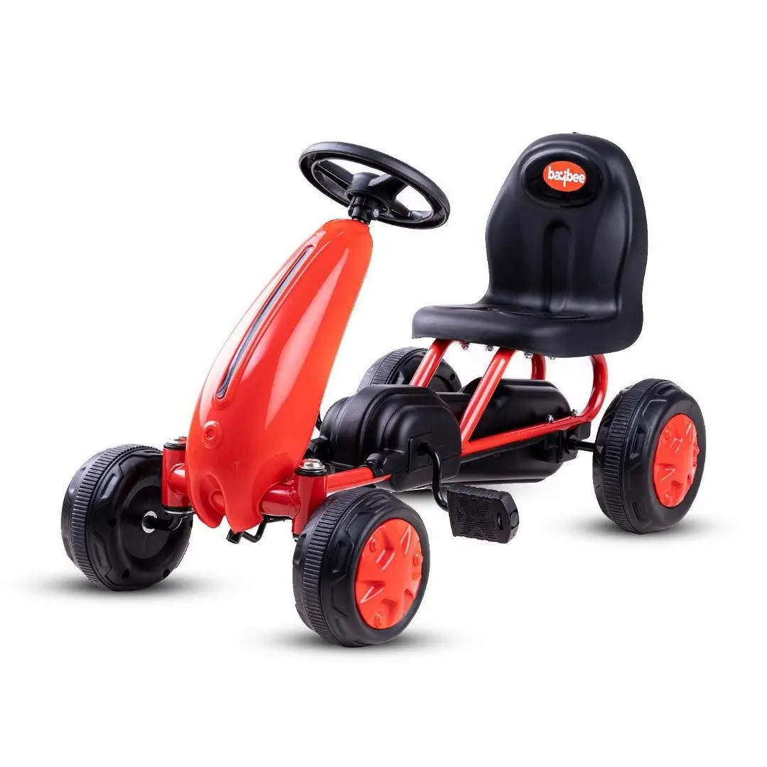 Kids Mini Kart Pedal Go Kart Racing Ride-On Toy Car For Baby With Curved Seat Baby Tricycle Kid's Trike, Bicycle | Pedal Cars For Kids, Tricycle For Boys & Girls Age 0-2 Years 2
