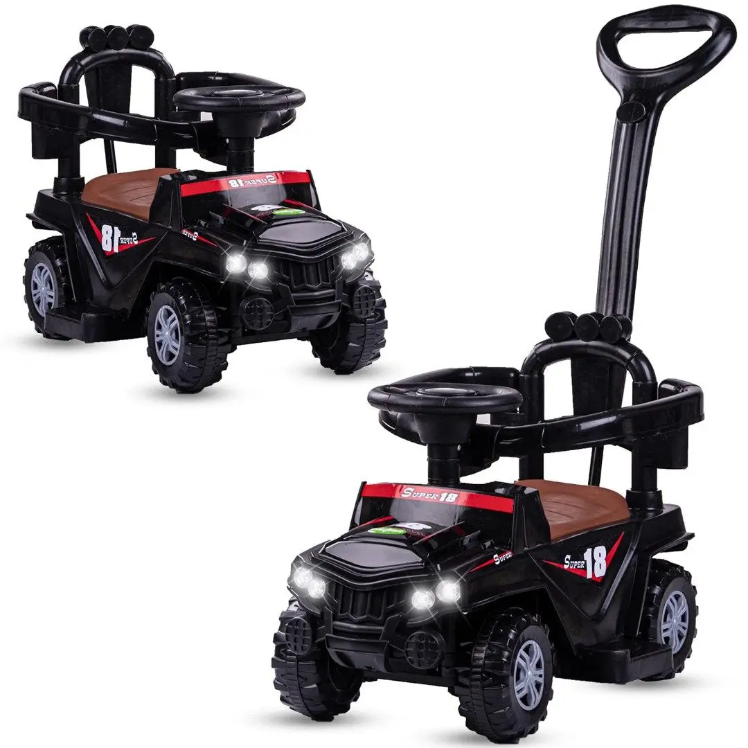 Kids Power Wheel Ride On Jeep Push Car For Toddlers Baby Jeep Toy Children Rider & Infant Baby Jeep 4