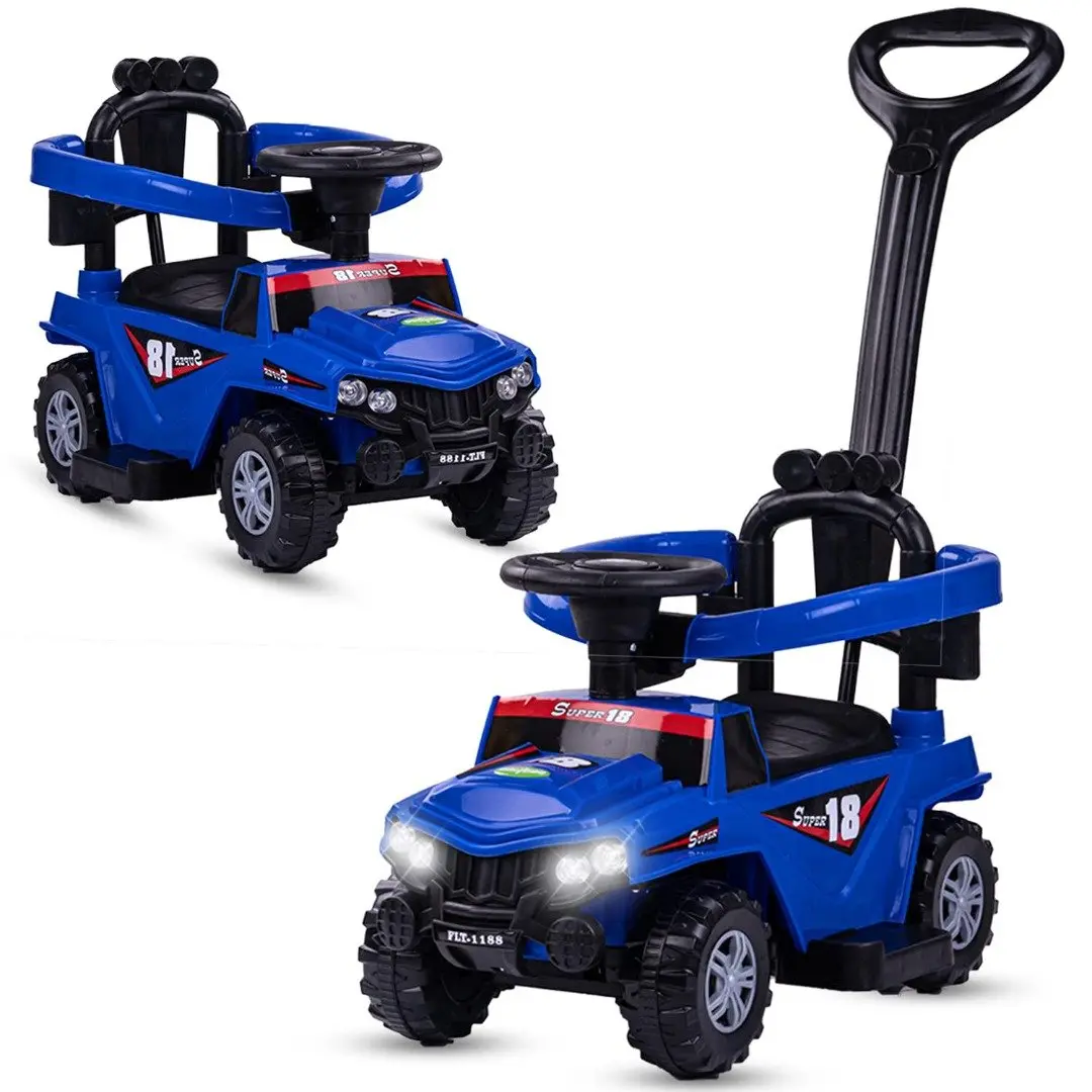 Kids Power Wheel Ride On Jeep Push Car For Toddlers Baby Jeep Toy Children Rider & Infant Baby Jeep 5