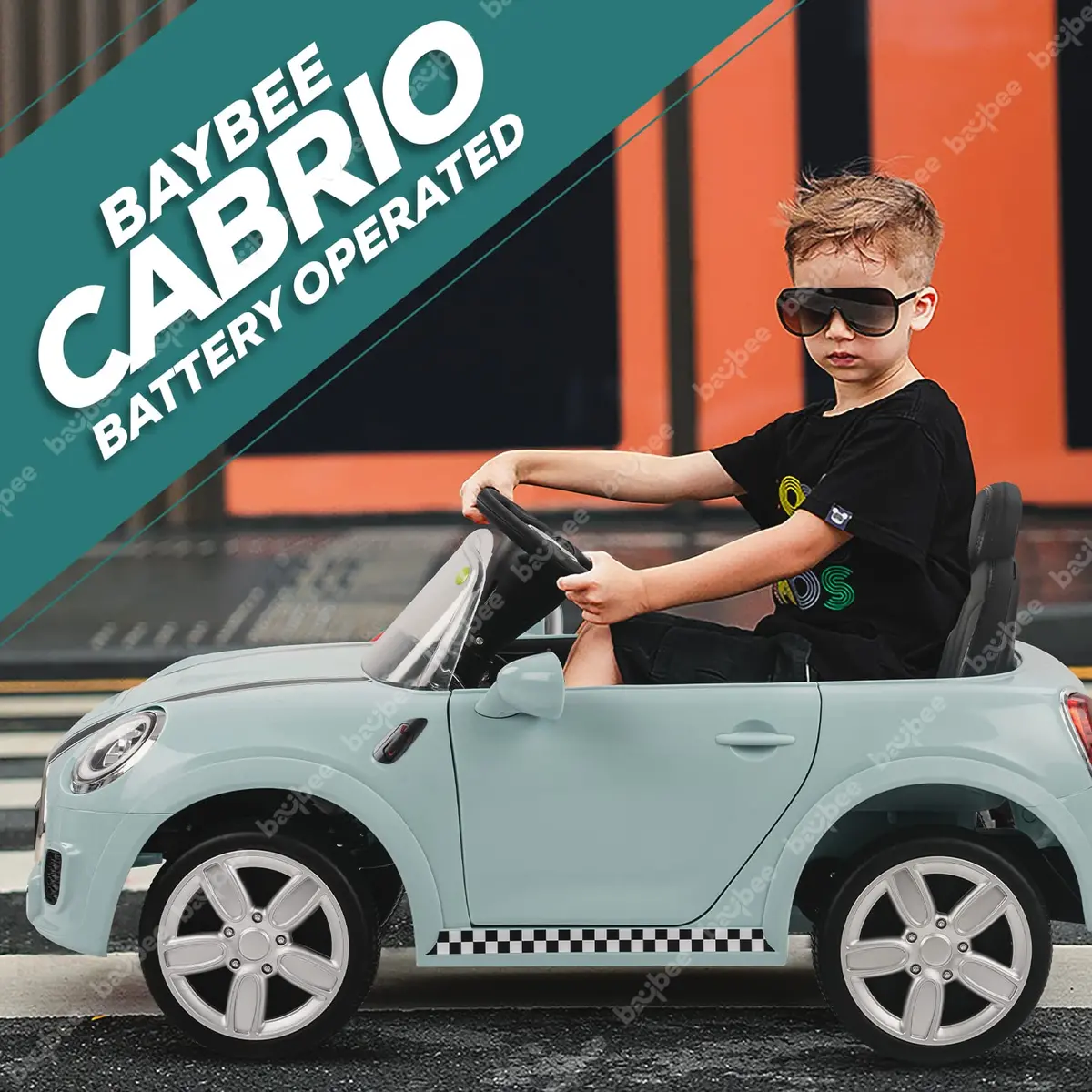 Cabrio Baby Electric Toy Ride-On Car Rechargeable Battery Operated Car 3