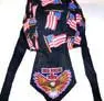 Red White & True Eagle Bandana Cap 1