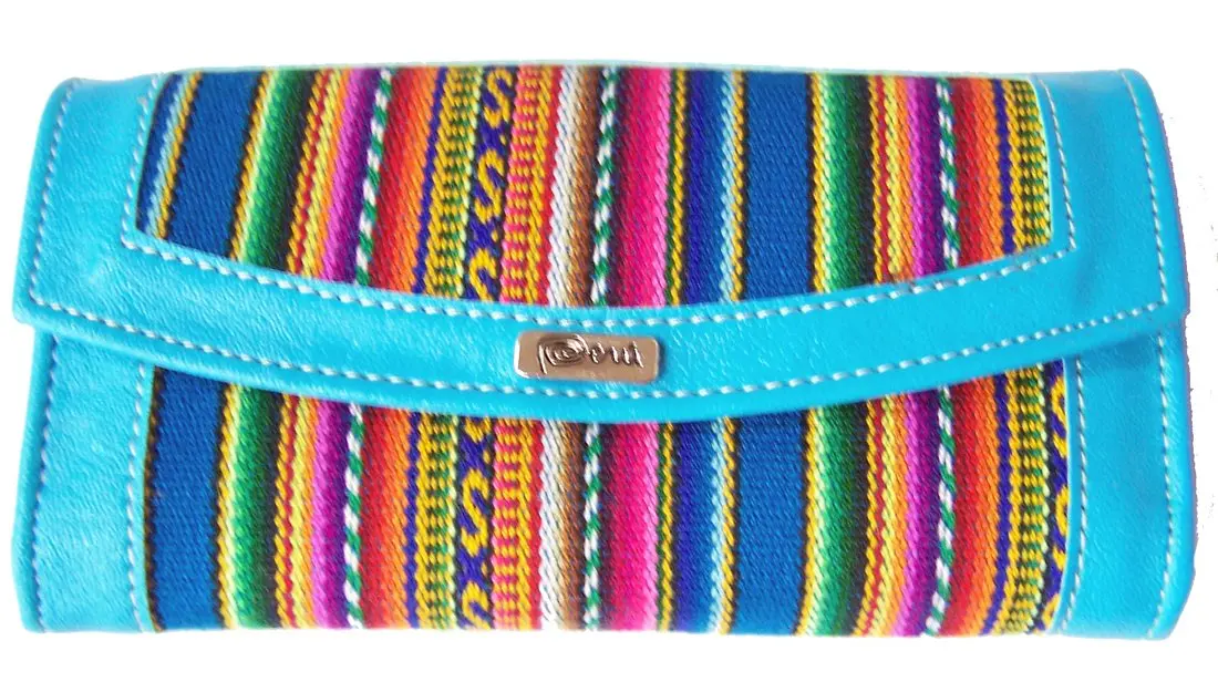 Peruvian Puru Womens Woven Clutch Purse / Wallet 1