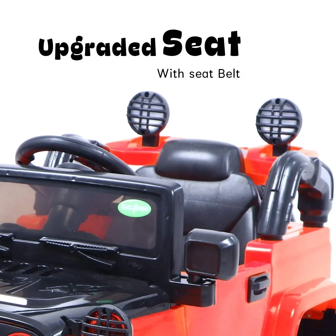Rechargeable Battery Operated Rubber Eva Wheels Ride On Car With Remote Control For Boy's And Girl's 2 - 5 Years 3