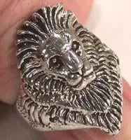 Lion Head Biker Ring 1