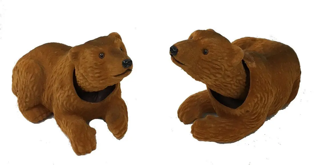 Moving Bobble Head Brown Bears 1