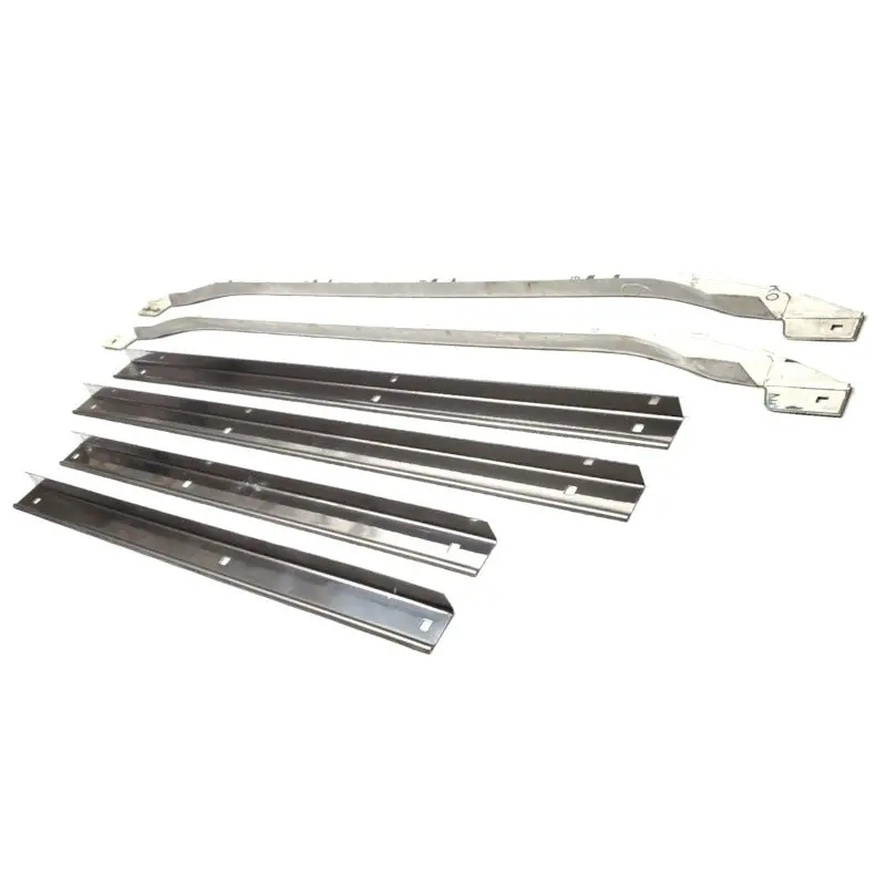 New Flat Fender Power Wagon Late Stainless Steel Side Angle Bed Strip Kit - Bsk062ss-A 1