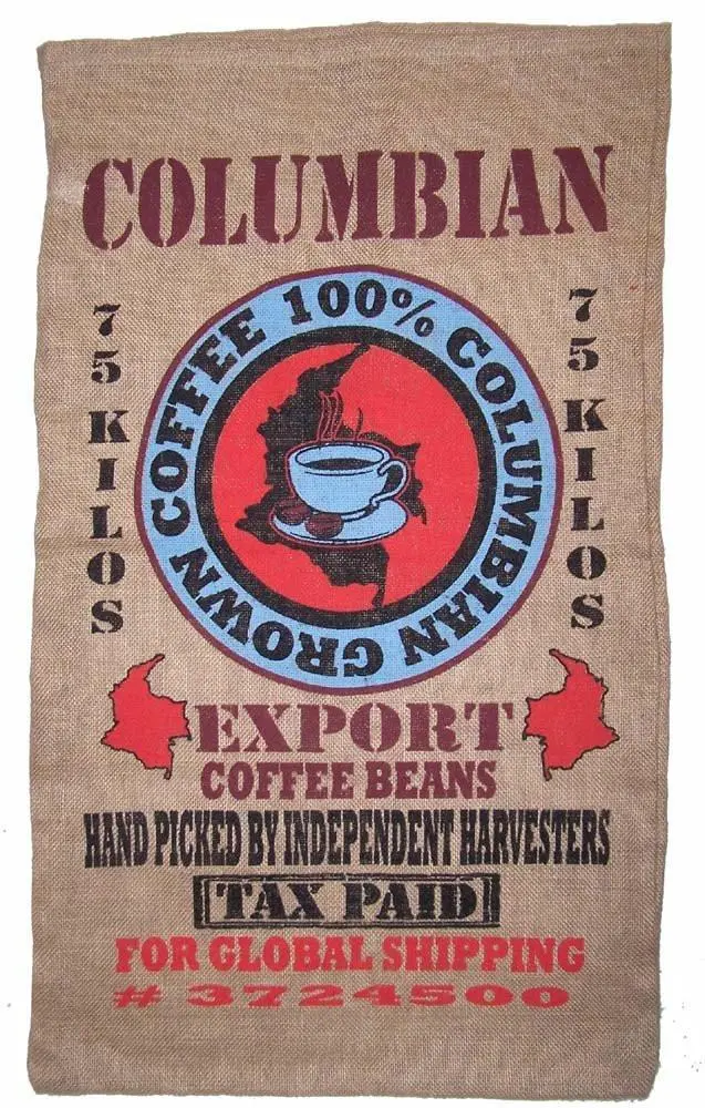 Columbian Coffee Burlap Bag 1