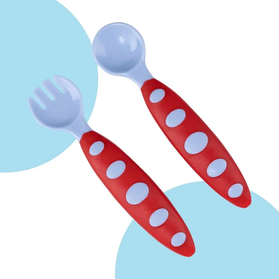 Baby Feeding Spoons Forks Set, Bpa-Free Baby/Toddler Spoons First Stage Baby Utensils 1