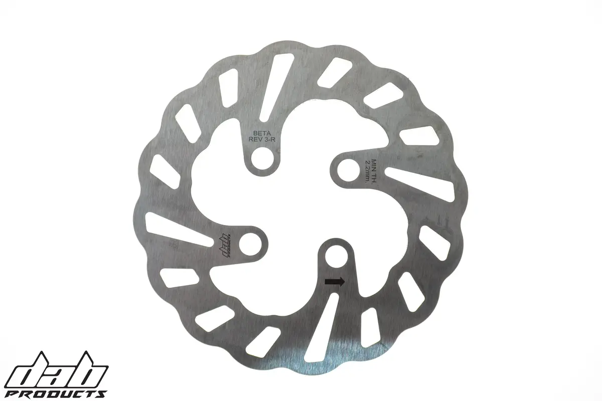Dab Products Wavy Rear Brake Disc For Beta Rev3 Models 2003-2008 125Cc To 270Cc 1