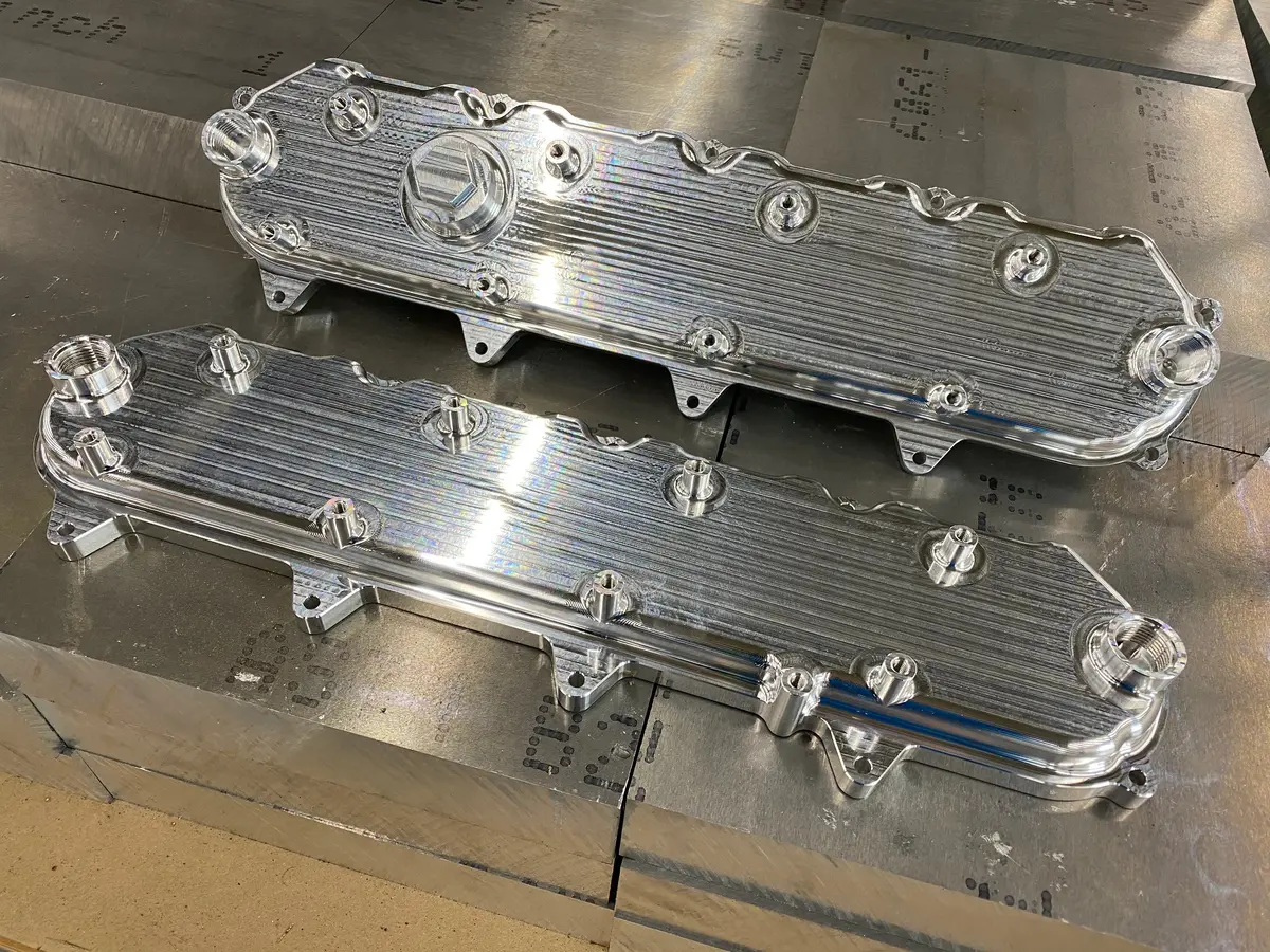 Gen V Lt Billet Aluminum Valve Covers - Lt1 Lt4 L83 L86 Etc. 1