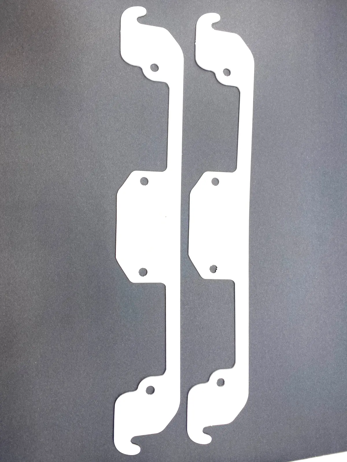 Small Block Exhaust Block Off Plates - 2Pc 1