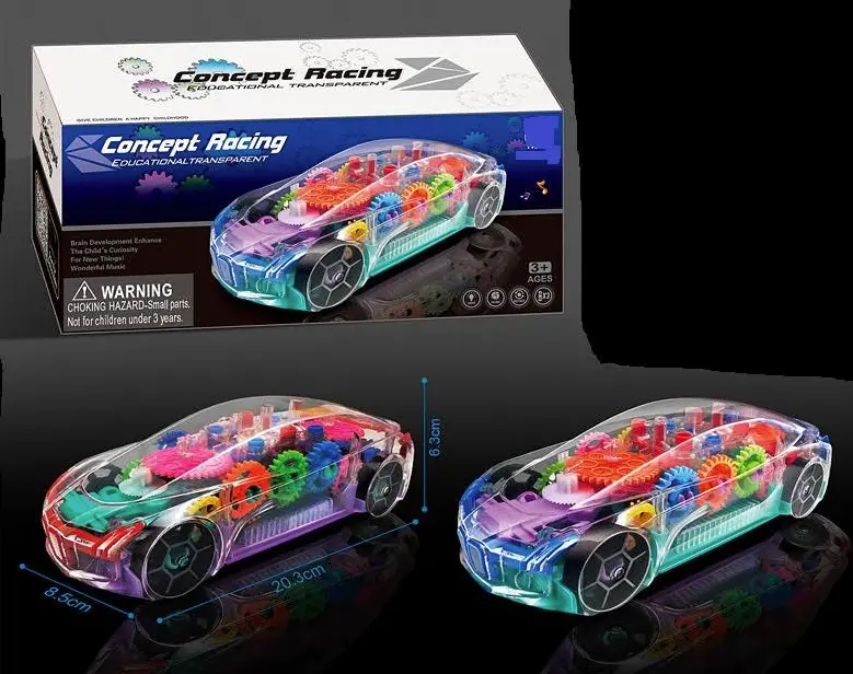Light Up Dancing Mechanical Musical Stop And Go Car (Sold By The Piece) 1