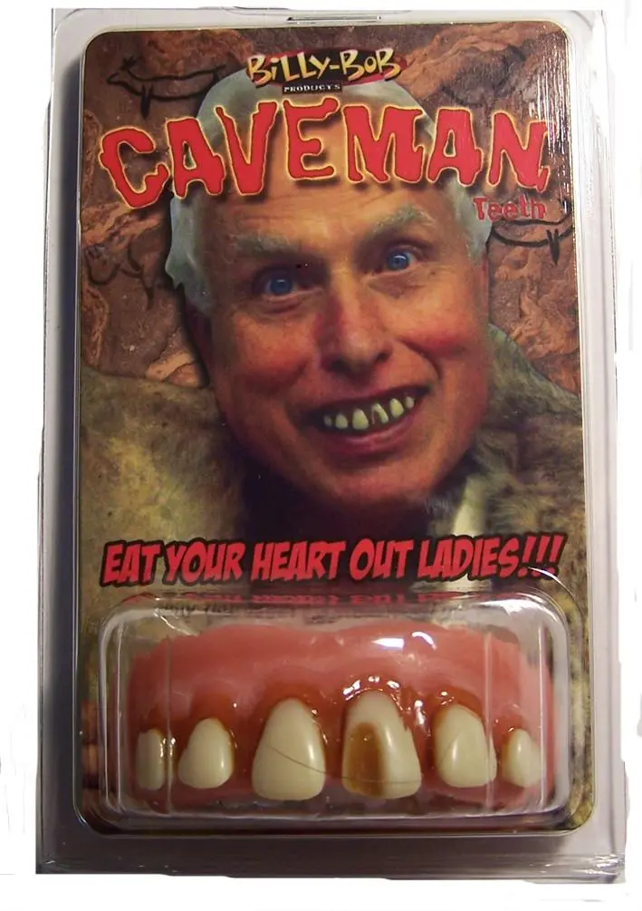 Caveman With Cavity Billy Bob Teeth 1
